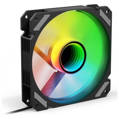 VENTILADOR CAJA SHARKOON MIRROR PWM RGB REVERSE NEGRO en Huesoi