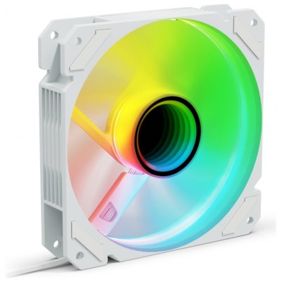 VENTILADOR CAJA SHARKOON MIRROR PWM RGB REVERSE BLANCO en Huesoi