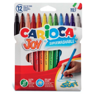 ESTUCHE 12 ROTULADORES JOY BOLSA CARTÓN CARIOCA 40531 (Espera 4 dias) en Huesoi