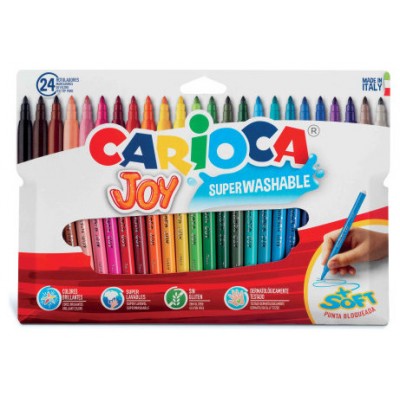 ESTUCHE 24 ROTULADORES JOY BOLSA CARTÓN CARIOCA 40532 (Espera 4 dias) en Huesoi
