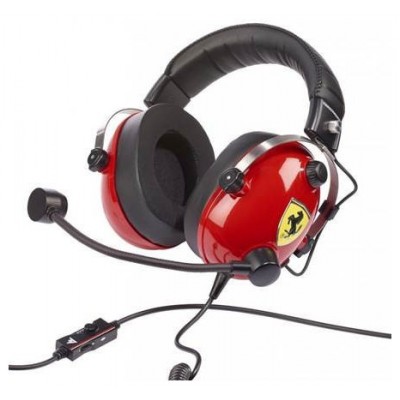 Thrustmaster T.Racing Auriculares Diadema Conector de 3,5 mm Negro, Rojo, Acero inoxidable, Amarillo (Espera 4 dias) en Huesoi