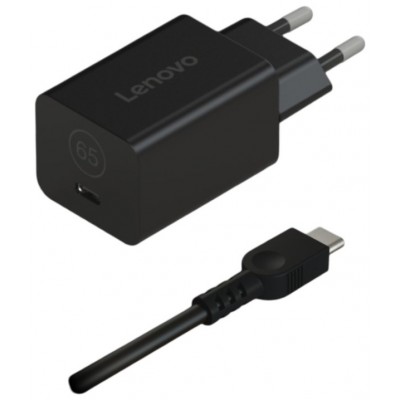 CARGADOR ADAPTADOR LENOVO TIPO-C 65W NEGRO en Huesoi