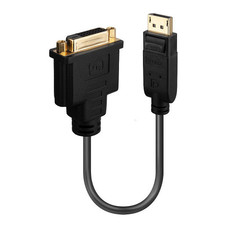 Lindy 41004 adaptador de cable de v&iacute;deo 0,15 m DisplayPort DVI-D Negro (Espera 4 dias) en Huesoi