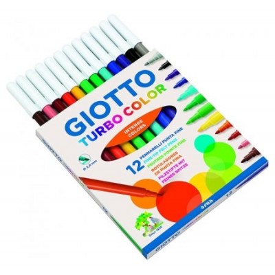 ESTUCHE 12 ROTULADORES TURBO COLOR GIOTTO F416000 (Espera 4 dias) en Huesoi