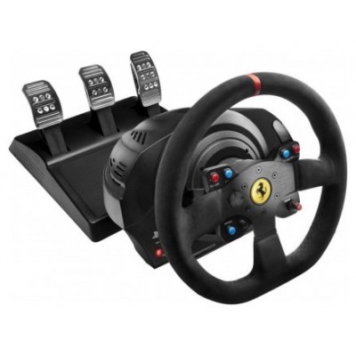 THRUSTMASTER VOLANTE + PEDALES T300 FERRARI INTEGRAL ALCANTARA EDITION PARA PS3/PS4/PC (4160652) (Espera 4 dias) en Huesoi