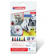ESTUCHE ROTULADOR PARA CERÁMICA COLORES BÁSICOS EDDING 4200-6-S-000 (Espera 4 dias) en Huesoi