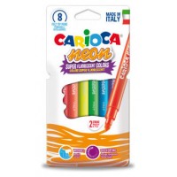 ESTUCHE ROTULADORES NEON 8 PCS CARIOCA 42785 (Espera 4 dias) en Huesoi