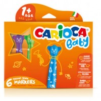 ESTUCHE ROTULADOR BABY TEDDY MARKER 1+ 6 PCS CARIOCA 42815 (Espera 4 dias) en Huesoi