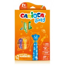 ESTUCHE ROTULADOR BABY TEDDY MARKER 1+ 12 PCS CARIOCA 42816 (Espera 4 dias) en Huesoi