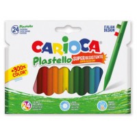 CAJA 24 PLASTICERAS COLORES SURTIDOS CARIOCA 42880 (Espera 4 dias) en Huesoi