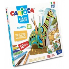 SET  CREATE & COLOR GIRAFFE 3D CARIOCA 42901 (Espera 4 dias) en Huesoi
