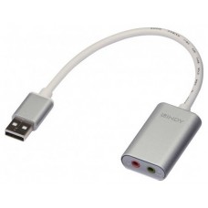 CABLE CONVERTIDOR DE USB TYPO-A  A AUDIO JACK 3.5 F LINDY (Espera 4 dias) en Huesoi