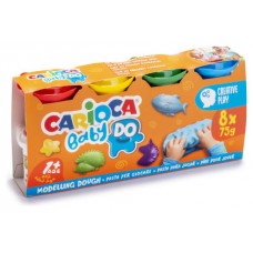 SET PASTA DE MODELAR CARIOCA BABY DOUGH 8X75GR CARIOCA 43180 (Espera 4 dias) en Huesoi