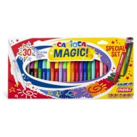 CAJA SET 30 ROTULADORES MÁGICOS MAGIC MARKERS CARIOCA 43183 (Espera 4 dias) en Huesoi