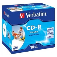 CD VERBATIM PRINT 700MB 10U en Huesoi