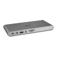 Lindy 43349 base para port&aacute;til y replicador de puertos Al&aacute;mbrico USB 3.2 Gen 1 (3.1 Gen 1) Type-C Plata (Espera 4 dias) en Huesoi
