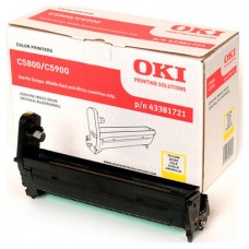 OKI C-5800/C-5900 Tambor Amarillo en Huesoi