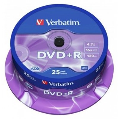 VERB-DVD+R 4.7GB 25U en Huesoi