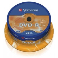 DVD-R VERBATIM 4.7GB 25U en Huesoi