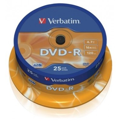 DVD-R VERBATIM 4.7GB 25U en Huesoi