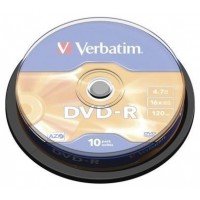 DVD-R VERBATIM 4.7GB 10U en Huesoi