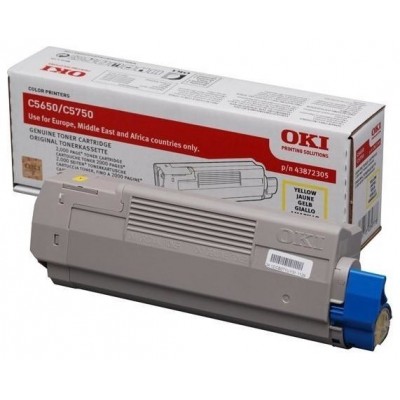 OKI C5650/C5750 Toner Amarillo 2k en Huesoi