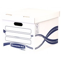Fellowes 4460801 caja de almacenaje Rectangular Papel Azul, Blanco (MIN10) (Espera 4 dias) en Huesoi