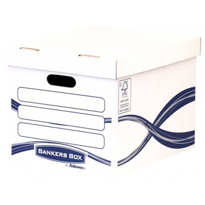Fellowes 4460801 caja de almacenaje Rectangular Papel Azul, Blanco (MIN10) (Espera 4 dias) en Huesoi