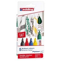 PACK 5 MARCADORES PARA TEXTILES. EDDING 4500-5-S (Espera 4 dias) en Huesoi