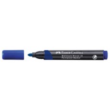 MARCADOR MULTIMARK WINNER 23 AZUL PUNTA CÓNICA Y SIN CLIP FABER CASTELL 453353 (MIN12) (Espera 4 dias) en Huesoi