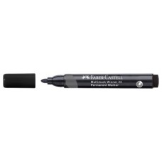 MARCADOR MULTIMARK WINNER 23 NEGRO PUNTA CÓNICA Y SIN CLIP FABER CASTELL 453397 (MIN12) (Espera 4 dias) en Huesoi