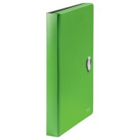 CARPETA POLIPROPILENO ACORDEON 5 POSICIONES+BOLSILLO FRONTAL BROCHE GIRATORIO A4 RECYCLE VERDE LEITZ 46240055 (Espera 4 dias) en Huesoi