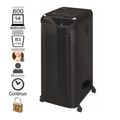 Fellowes Destructora Automatica Automax 600M en Huesoi