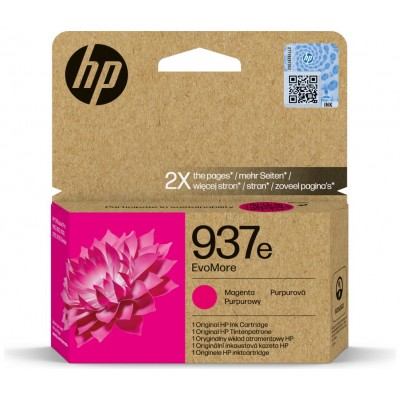 HP 937e Cartucho Magenta OfficeJet Pro 9110b, 9120 en Huesoi