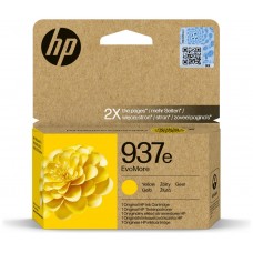 HP 937e Cartucho Amarillo OfficeJet Pro 9110b, 9120 en Huesoi