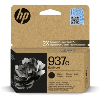 HP 937e Cartucho Negro OfficeJet Pro 9110b, 9120 en Huesoi