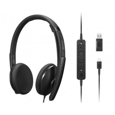 AURICULAR LENOVO DIADEMA AURICULARES Y MICROFONO VOIP (TEAMS) USB C en Huesoi