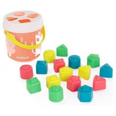 CUBO & FORMAS ENCAJABLE COLOR SALMON MINILAND 5005097342 (Espera 4 dias) en Huesoi