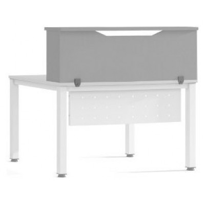 MODULO RECEPCION ALTILLO 120CM GRIS / GRIS. MEDIDAS 120X40X30CM. (MESA NO INCLUIDA EN EL PRECIO, SE COMPRA APARTE) ROCADA 5012AN02 (Espera 4 dias) en Huesoi