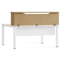 MODULO RECEPCION ALTILLO 140CM ROBLE / ROBLE. MEDIDAS 140X40X30CM. (MESA NO INCLUIDA EN EL PRECIO, SE COMPRA APARTE) ROCADA 5014AR08 (Espera 4 dias) en Huesoi