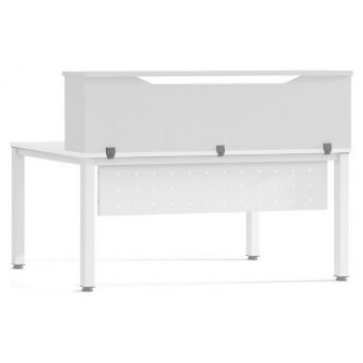 MODULO RECEPCION ALTILLO 140CM BLANCO / BLANCO. MEDIDAS 140X40X30CM. (MESA NO INCLUIDA EN EL PRECIO, SE COMPRA APARTE) ROCADA 5014AW04 (Espera 4 dias) en Huesoi