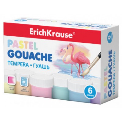 CAJA GOUACHE PASTEL 6 COLORS BY 20ML ERICH KRAUSE 50540 (Espera 4 dias) en Huesoi