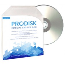 Sobres Plastico CD DVD (Pack 100unds) Prodisk (Espera 2 dias) en Huesoi