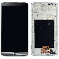 Pant. Táctil + LCD LG G3 D850/D855 Gris (Con Marco) (Espera 2 dias) en Huesoi