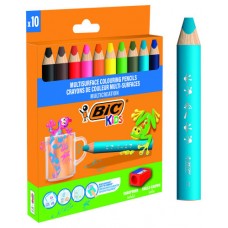 ESTUCHE LAPICES MULTISUPERFICIE BLISTER 10UDS BIC 515276 (Espera 4 dias) en Huesoi