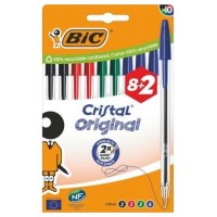 BOLIGRAFO TINTA BIC SURTIDO 10U en Huesoi