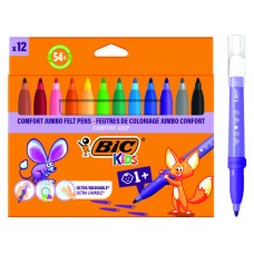 ESTUCHE 12 ROTULADORES CONFORT JUMBO ROTULADORES BIC 517250 (Espera 4 dias) en Huesoi