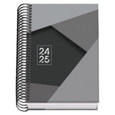 AGENDA ESCOLAR 2024-2025 TAMAÑO A6 TAPA CARTON FORRADO  DÍA PÁGINA TANGRAM BASIC NEGRO DOHE 51751 (Espera 4 dias) en Huesoi