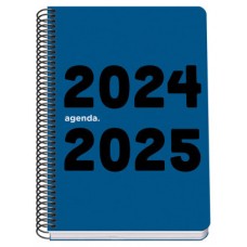 AGENDA ESCOLAR 2024-2025 TAMAÑO A5 TAPA POLIPROPILENO  DÍA PÁGINA MEMORY BASIC AZUL DOHE 51755 (Espera 4 dias) en Huesoi