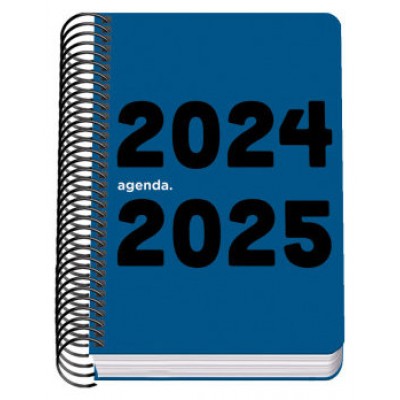 AGENDA ESCOLAR 2024-2025 TAMAÑO A6 TAPA POLIPROPILENO  DÍA PÁGINA MEMORY BASIC AZUL DOHE 51763 (Espera 4 dias) en Huesoi